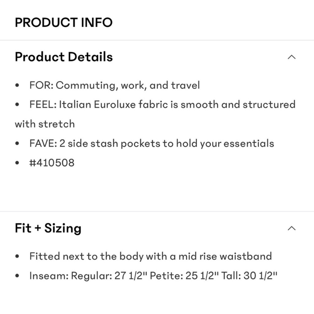 Athleta Ivory Pants - Picture 10 of 11